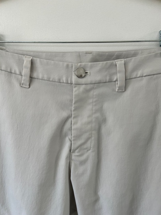 Lululemon Pants Men's 31 Cream Commission Slim Classic Chino Flat Front - Picture 3 of 16